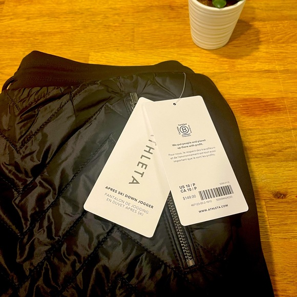 Athleta Apres Ski Down Jogger NWT - Picture 7 of 9
